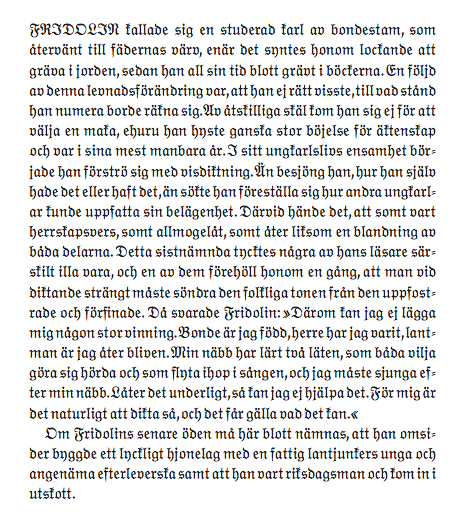 fridolin i dikten